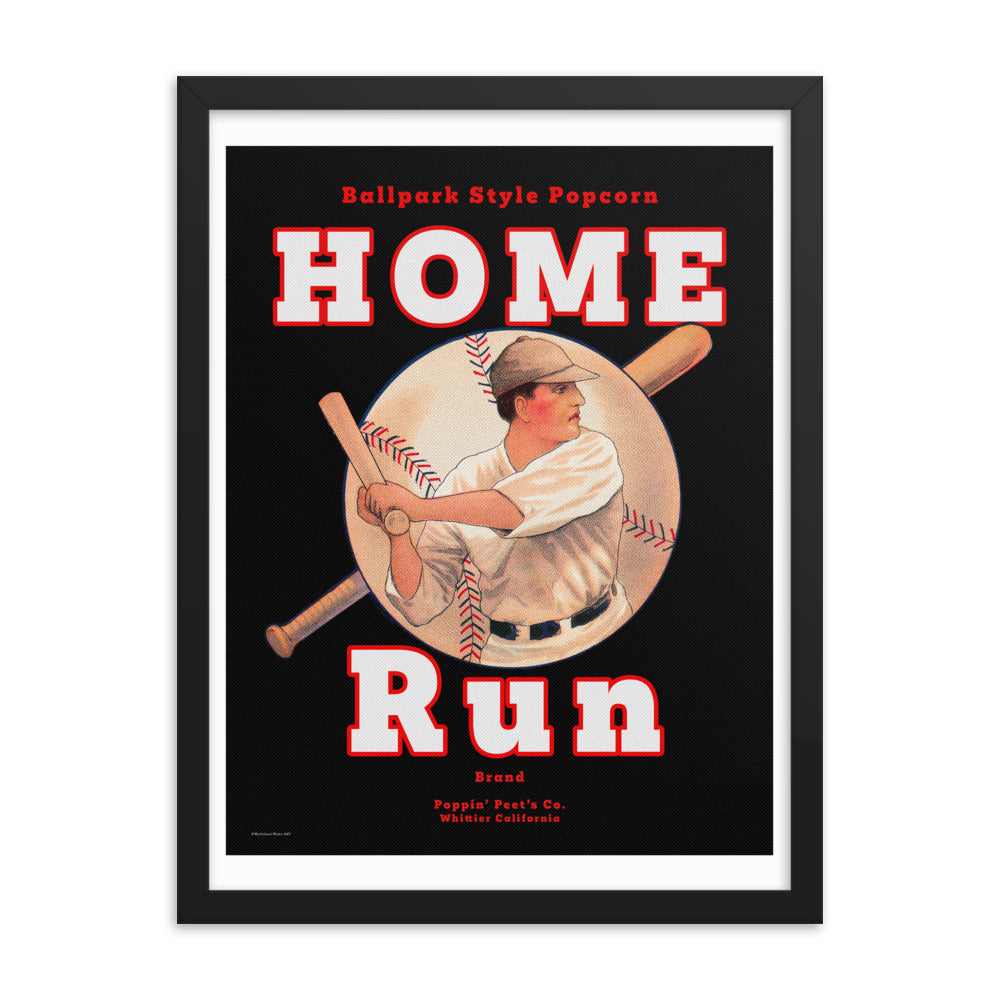 Home Run V1 | Framed poster