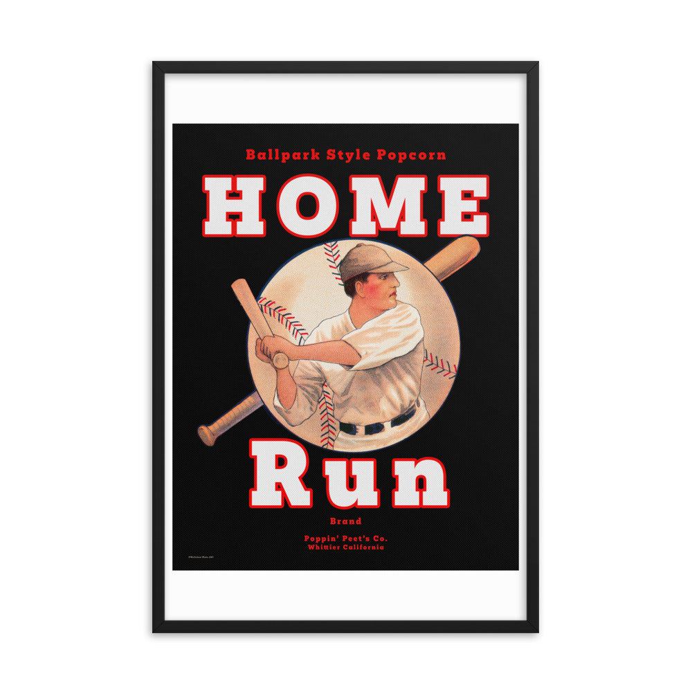 Home Run V1 | Framed poster