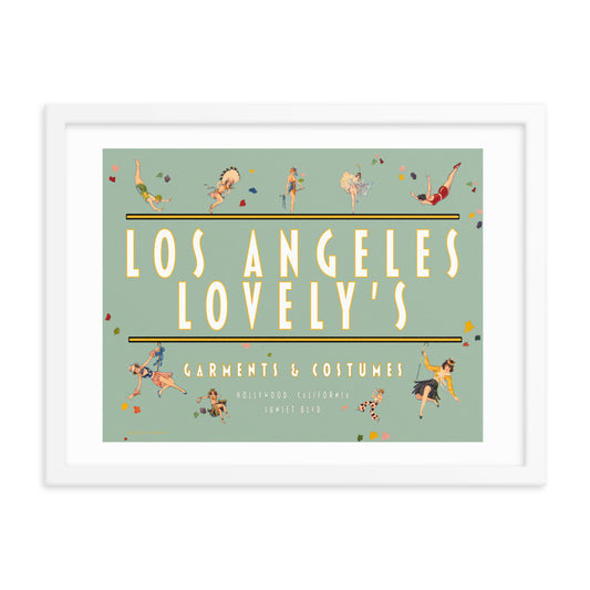 Los Angeles Lovely's | Framed poster
