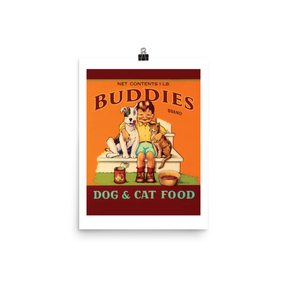 Buddies Dog and Cat Food | Poster