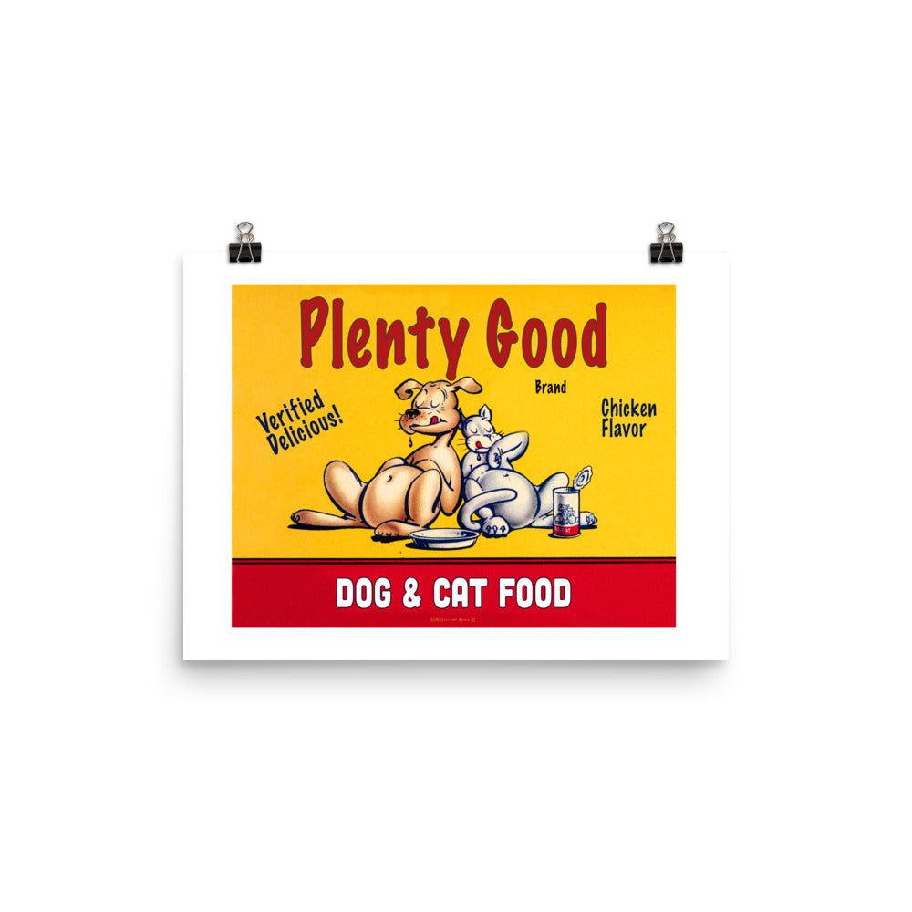 Plenty Good Dog and Cat Food | Poster