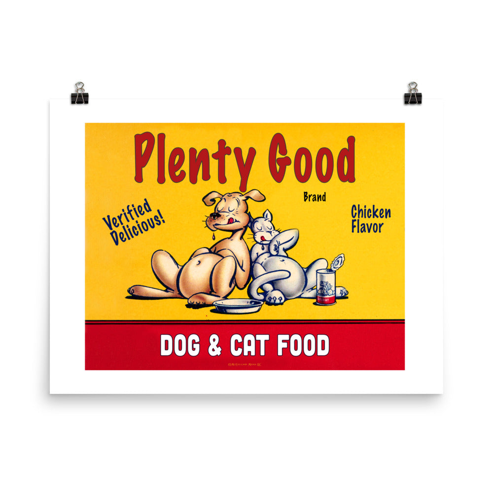 Plenty Good Dog and Cat Food | Poster