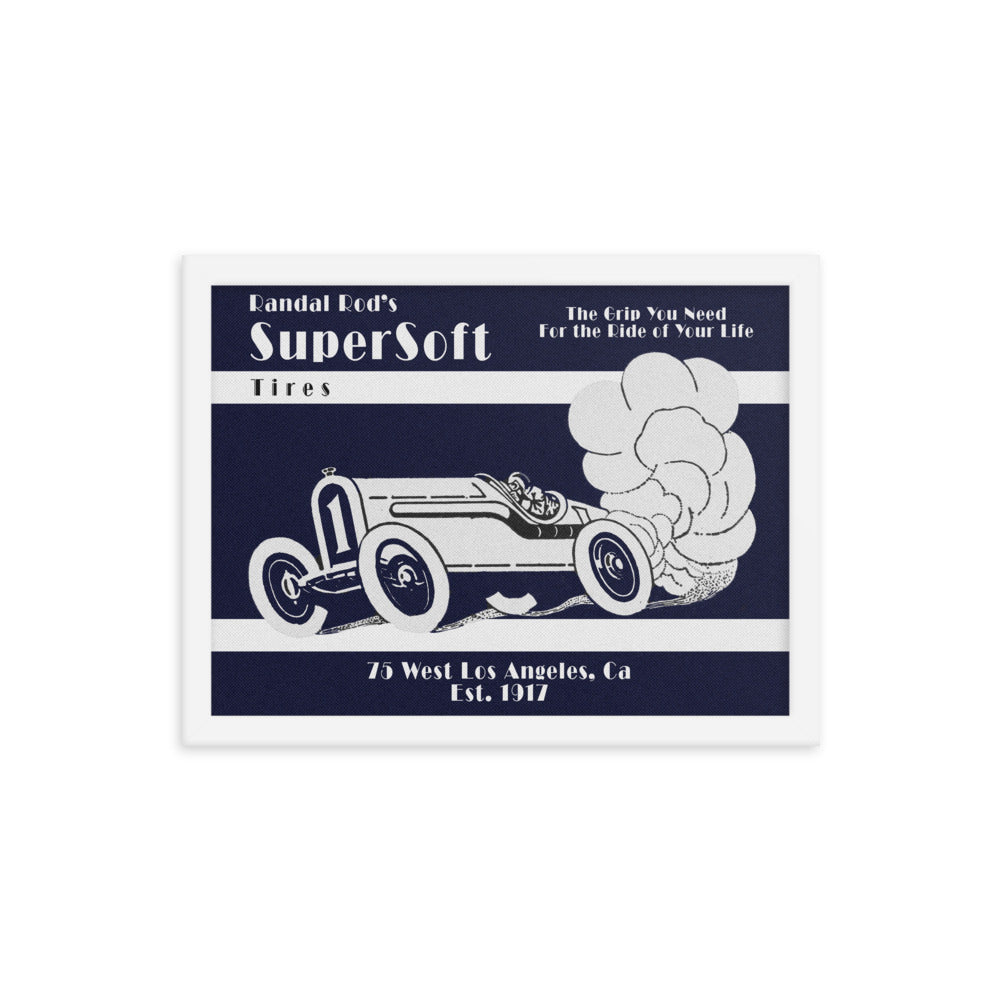 Randel Rod's Super Soft Racing Tires | Framed Poster